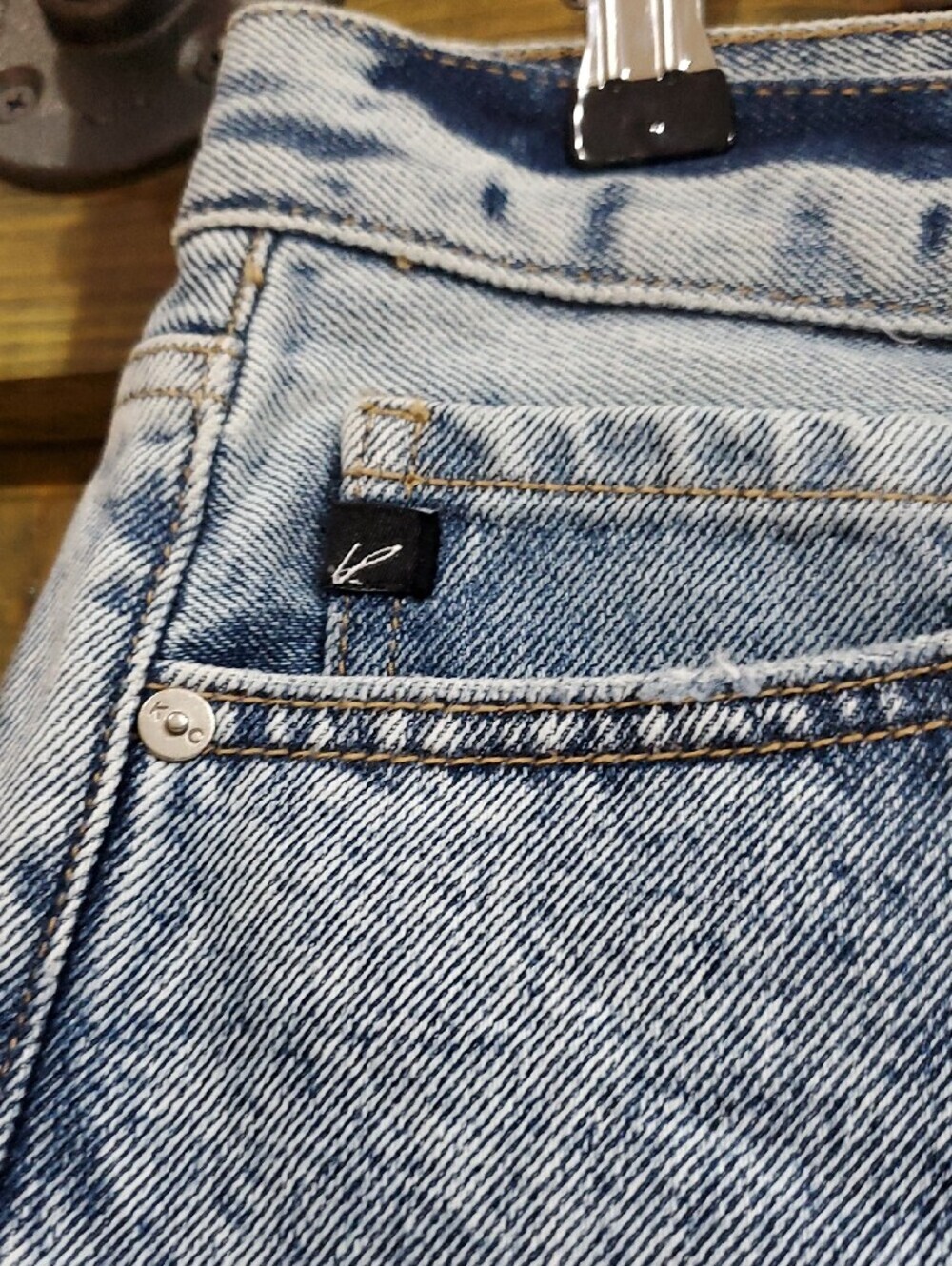 KanCan Light Blue Distressed Straight Jeans New With Tag, 100% Cotton NWT - Picture 3 of 9